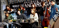 Musicians at San Telmo Market
