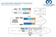 Akademik Sergey Vavilov Deck Plan