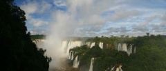 The Iguazu Falls vista